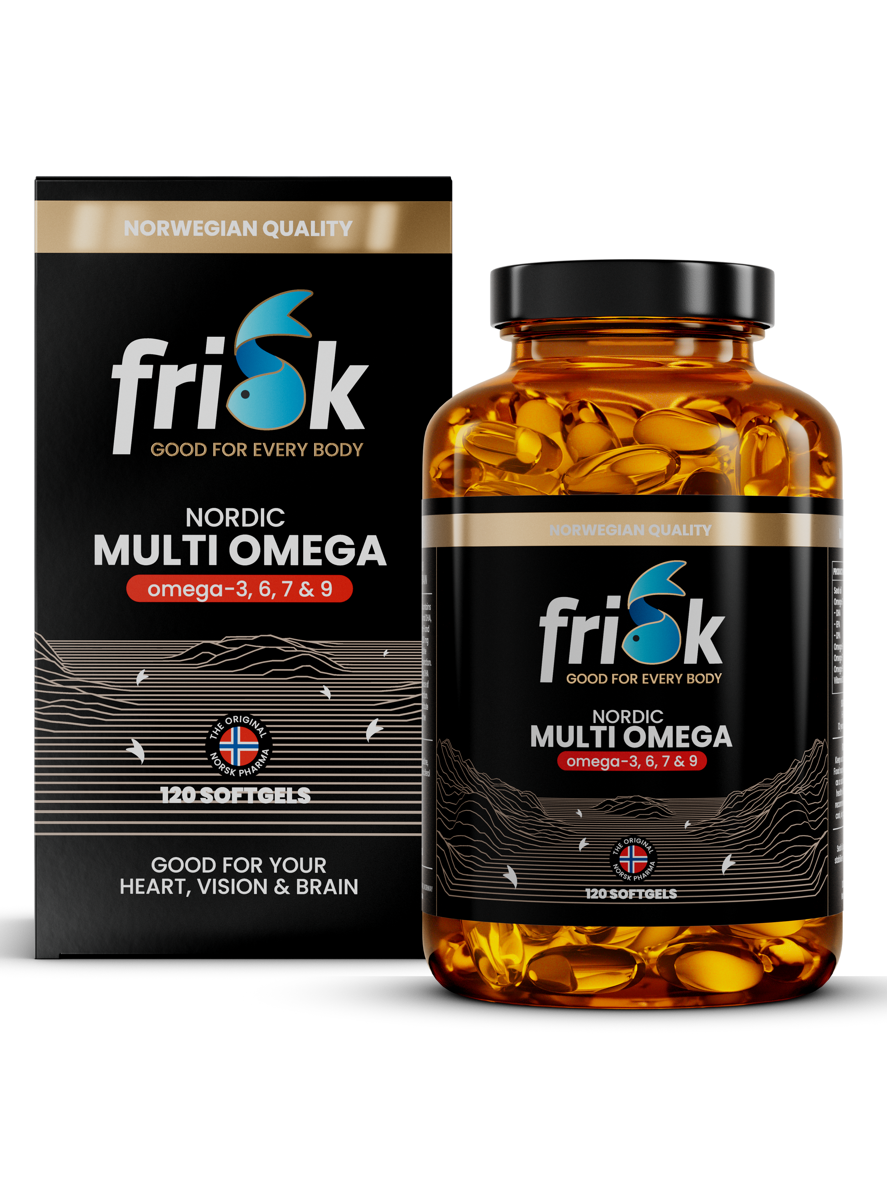 Frisk Nordic Multi Omega (120 kapsulių)