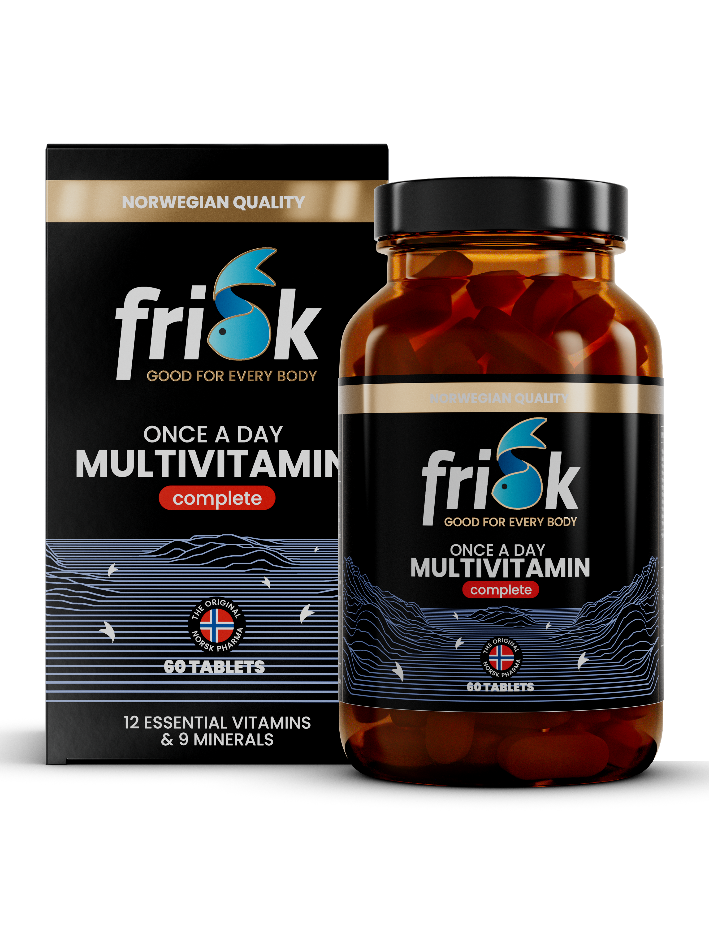 Frisk Once A Day Multivitamin Complete (60 tablečių)